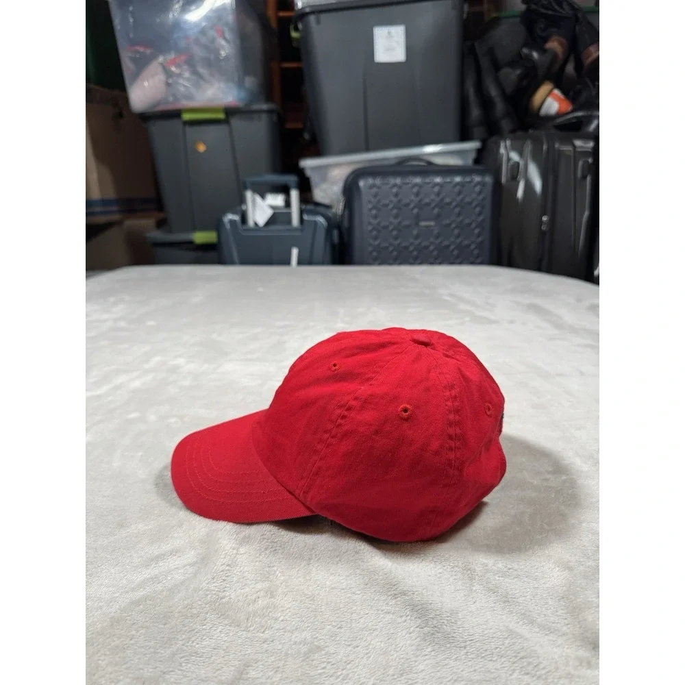 Vintage Polo Ralph Lauren Hat Boys 4-7 Red Cotton